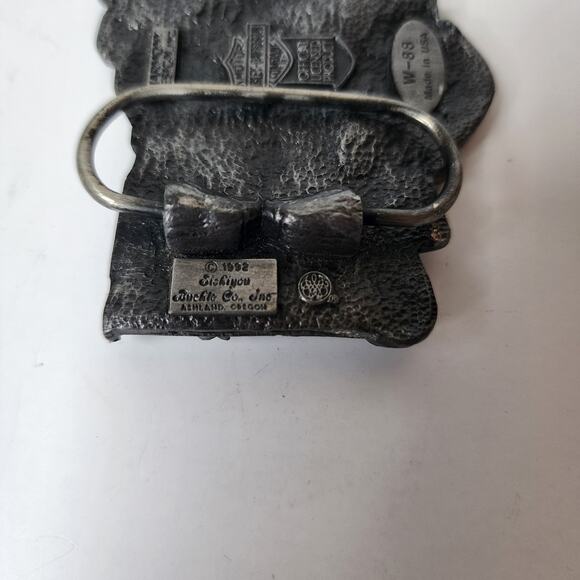Vintage 1992 Harley-Davidson Motorcycles Belt Buckle Made In USA Harmony Design - Picture 5 of 10